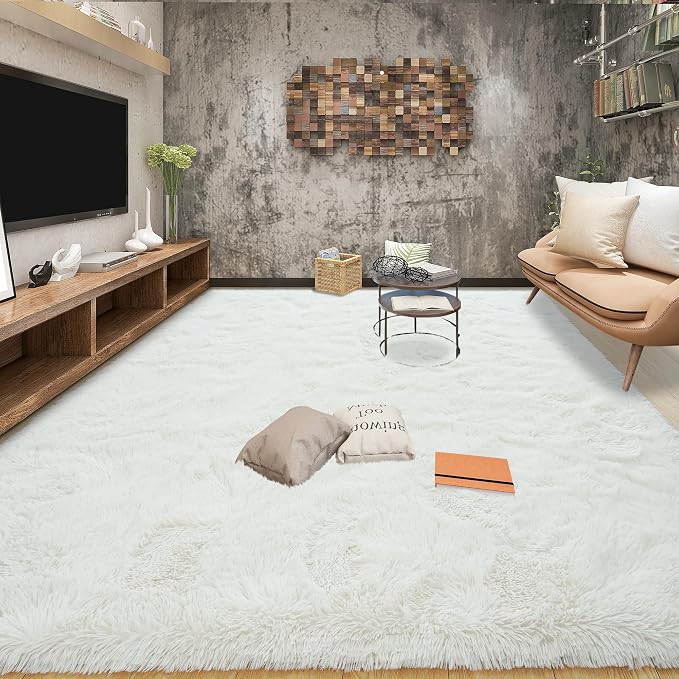 Tepook Super Soft Fluffy Rugs for Bedroom, Shag 5x7 Area Rugs for Living Room - Image 3