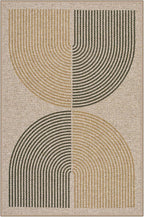 Lahome Enfys Rainbow Front Door Mat, Farmhouse Neutral Non Slip Non Shedding - Image 8
