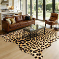 AROGAN 5.2 x 6.2 Ft Faux Leopard Rug, Premium Animal Skin Cheetah Hide Rug by AROGANAREARUG