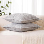HPUK Fall Chenille Soft Throw Pillow Covers 18x18 Set of 2, Accent Cushion - Image 4