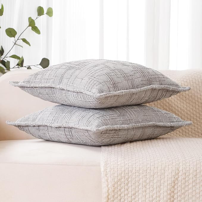 HPUK Fall Chenille Soft Throw Pillow Covers 18x18 Set of 2, Accent Cushion - Image 4