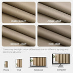 Joydeco Blackout Door Curtain for Doorway Privacy 90 Inches Long, Grommet - Image 8