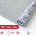 KOZYFLY Modern Abstract Washable Long Rug Runner 2.6x20 Hallway Rug Runner - Image 5