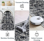 Yamaziot Washable Runner Rug 2x6 – Non Slip Boho Floral Hallway Runner Rug - Image 5