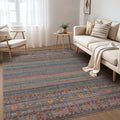 Nakagishi 5X7 Area Rugs Living Room: Washable Large Vintage Rug Neutral by NakagishiAreaRug