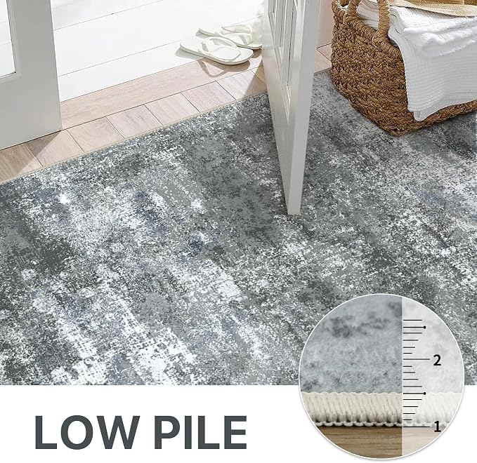 Area Rugs 8x10 for Living Room Bedroom, Modern Abstract Machine Washable Rug - Image 9