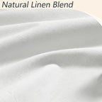 Guken White 100% Blackout Curtains 132 Inch Length 2 Panels Set - Image 4
