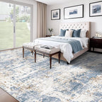 XLUEZ 10x14 Area Rugs for Living Room, Washable Modern Abstract Large Area Rug - Image 5