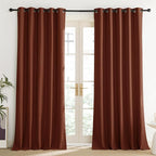 NICETOWN 100% Absolutely Blackout Linen Curtains by NICETOWN