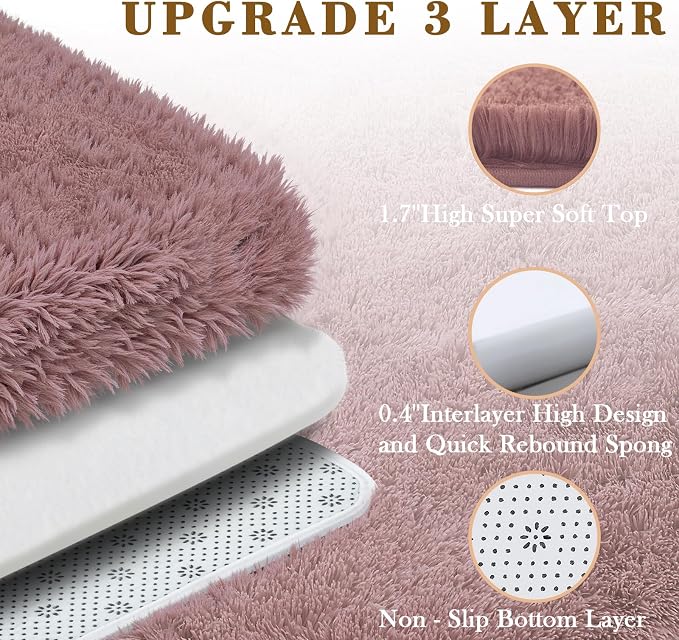 8x10 Area Rugs for Living Room Bedroom, Large Area Rug Shaggy Carpet Soft Plush - Image 5