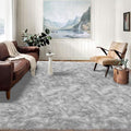 Latepis Area Rugs 10x14 Living Room Washable Rugs Grey Faux Sheepskin Fur by Latepis