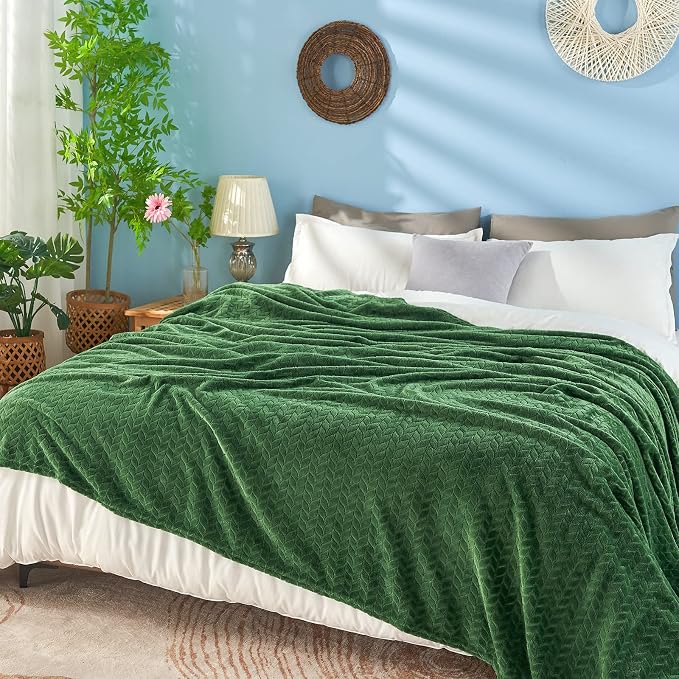 inhand Fleece Queen Blanket for Bed, Super Soft Flannel Cozy Queen Bed Blanket - Image 4