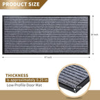 Yimobra Front Door Mat Outdoor Indoor Entrance, 100% Waterproof All-Season All - Image 2