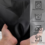 Simplebrand Black Short Sheer Curtains 45 Inch Length - Image 7