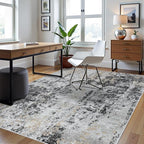 5x8 Area Rugs for Living Room Rug Washable: Abstract Rug for Dining Room - Image 3