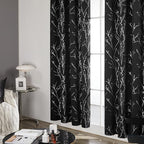 Deconovo Black Blackout Curtains, Thermal Insulated Soundproof Privacy Curtain - Image 6