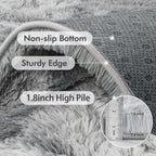7x10 Ft Extra Large Shag Rugs for Living Room, Tie Dyed Ultra Soft Fluffy Furry - Image 5