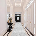 Washable Moroccan Hallway Runner Rugs by Ksrau