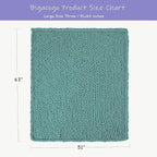 Bigacogo Chunky Knit Throw Blanket - Image 2