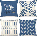 YCOLL Pillow Covers 18x18 Set of 4, Modern Sofa Throw Pillow Cover, Decorative by PillowCoversExpert