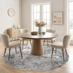 UERMEI 6ft Round Area Rug Living Room Rugs - Image 3