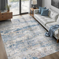 pmtsns Area Rugs 6x9 for Living Room: Washable Rug Modern Abstract Neutral Soft by pmtsns