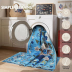 Floral Machine Washable Rug, 3x5 Rug Non Slip Soft Bedroom Rugs - Image 5