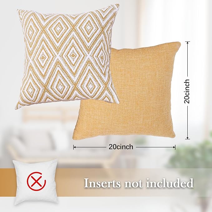 HPUK Decorative Throw Pillow Covers Set of 4 Couch Pillows Accent Cushion Cover - Image 3