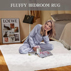 8x10 Soft Shag Area Rug for Living Room and Bedroom Decor, Non-Slip Indoor - Image 6