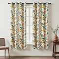 Topfinel Vintage Floral Curtains 72 Inches Long Boho French Country Grommet by Topfinel