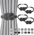 NICEEC 4 Pack Mini Magnetic Curtain Tiebacks Nordic Simple Style Drape Tie by NICEEC