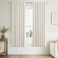 Guken Cream 100% Blackout Curtains 58 Inch Length 2 Panels Set by Guken