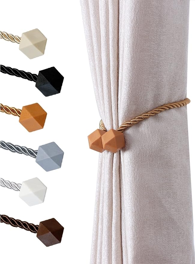 NazTur Magnetic Curtain Tiebacks- Upgrade 2022 by NazTur
