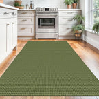 KOZYFLY Washable Area Rug 4x6 ft Non Slip Rubber Backed Living Room Rugs - Image 2
