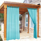 RYB HOME Outdoor Sheer Curtains by RYBHOME