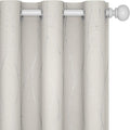 Deconovo Beige Curtains for Living Room, Room Darkening Soundproof Drapes by Deconovo