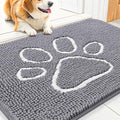 Smiry Dog Door Mat for Muddy Paws, Absorbent Dirt Trapper Non Slip Quick Dry by Smiry