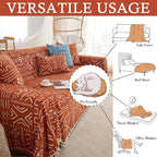 HANDONTIME Boho Aztec Sofa Slipcovers - Image 6