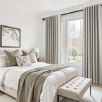 Topfinel 92 Inch Linen 100% Blackout Curtains 2 Panels - Image 5