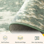 Washable Area Rugs 5'x8' Non-Slip Modern Abstract Soft - Image 5