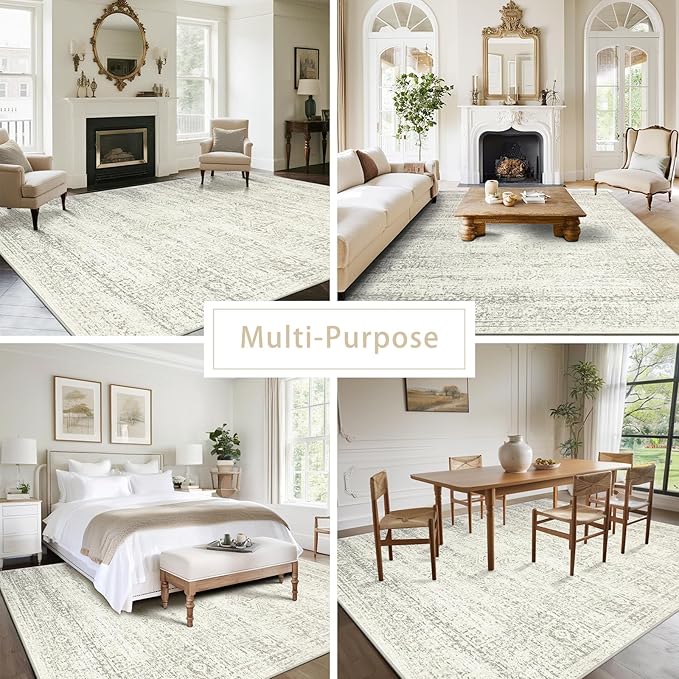 Washable Rugs 9x12 Area Rugs for Living Room, Dining Room- Large Ultra Soft - Image 6