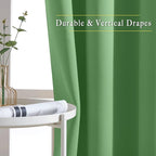 NICETOWN Forest Green Blackout Curtains - Image 5