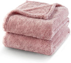 Exclusivo Mezcla Plush Fuzzy Fleece Bed Blanket Twin Size, Super Soft, Fluffy - Image 7