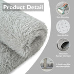 yulidayang Soft Round Area Rug for Kids Bedroom, Fluffy Fuzzy Shaggy Rug - Image 3