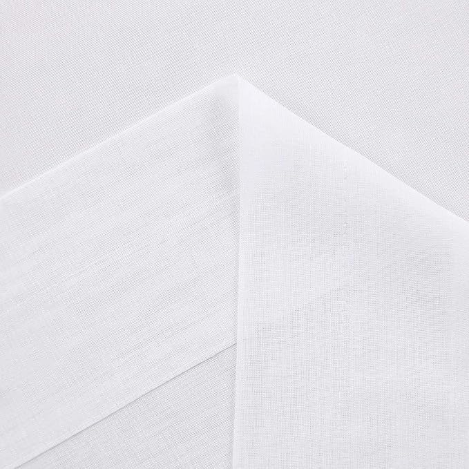 DWCN Extra Long Curtains, Sheer White Curtains 102 inches Long - Image 4
