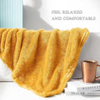 Exclusivo Mezcla Plush Fuzzy Fleece Throw Blanket Extra Large, Super Soft - Image 4
