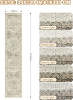 Runner Rug 2x10, Ultra-Thin Kitchen Rugs Non Slip Washable Rugs - Image 2