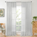 BGment Long Linen Curtains 102 Inch Length by BGment