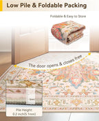 Area Rugs 2'6''x14' Runner Rug Non Slip Washable - Image 4