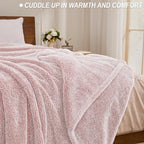 Exclusivo Mezcla Plush Fuzzy Fleece Throw Blanket Extra Large, Super Soft - Image 3